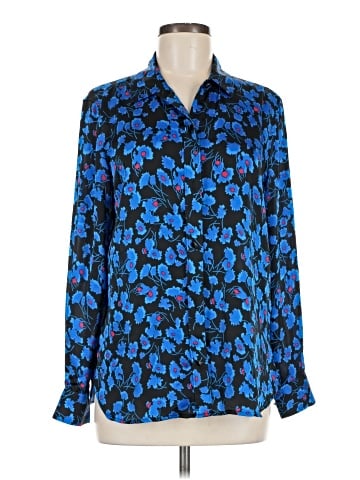 Equipment Long Sleeve Blouse (view 1)