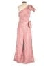Unbranded 100% Polyester Polka Dots Pink Jumpsuit Size S - photo 2