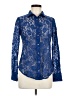 J.Crew Blue Long Sleeve Blouse Size 6 - photo 1