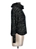 confess Metallic Black Turtleneck Sweater Size L - photo 4