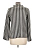 Ann Taylor Houndstooth Ivory Turtleneck Sweater Size L - photo 2