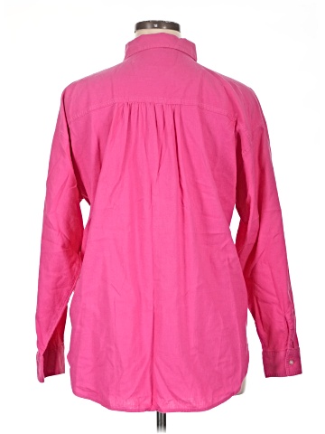 Ann Taylor LOFT Outlet Long Sleeve Button-Down Shirt (view 2)