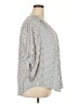 Torrid Stripes Silver 3/4 Sleeve Blouse Size 2X Plus (2) - photo 4