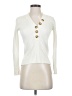 Something Navy Ivory Long Sleeve Top Size S - photo 1