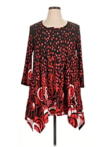 White Mark 3/4 Sleeve Blouse (view 1)