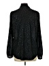 MICHAEL Michael Kors 100% Polyester Animal Print Black Long Sleeve Blouse Size L - photo 2