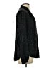 MICHAEL Michael Kors 100% Polyester Animal Print Black Long Sleeve Blouse Size L - photo 4