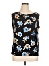 Kasper Black Sleeveless Blouse Size XL - photo 1