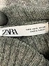 Zara Solid Gray Turtleneck Sweater Size S - photo 4