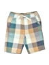 Tea 100% Cotton Plaid Blue Board Shorts Size 7 - photo 1