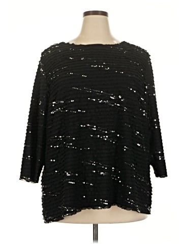 Susan Graver 3/4 Sleeve Top (view 1)