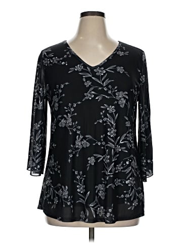 Bebonnie 3/4 Sleeve Blouse (view 1)