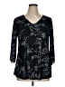 Bebonnie Black 3/4 Sleeve Blouse Size XL - photo 1
