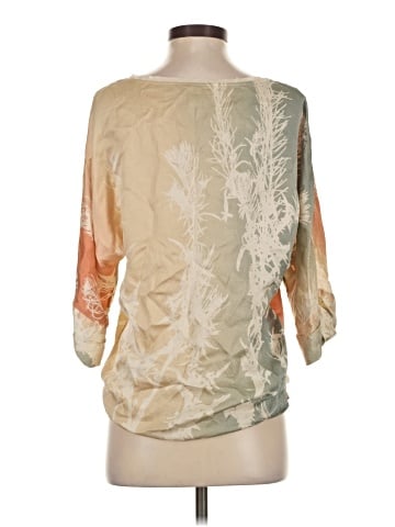 Diane von Furstenberg 3/4 Sleeve Silk Top (view 2)