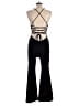 Lexi Drew 100% Polyester Solid Black Jumpsuit Size L - photo 2