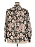 Torrid 100% Polyester Floral Black Long Sleeve Blouse Size 2X Plus (2) - photo 2