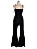 Lexi Drew 100% Polyester Solid Black Jumpsuit Size L - photo 1
