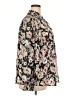 Torrid 100% Polyester Floral Black Long Sleeve Blouse Size 2X Plus (2) - photo 4