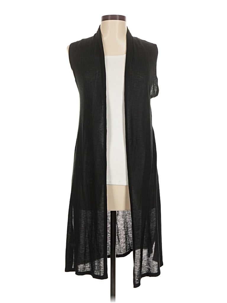 Pre-owned Unbranded Cardigan Sweater In Black