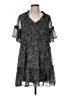H&M 100% Polyester Paisley Gray Casual Dress Size 6 - photo 1