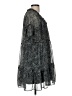 H&M 100% Polyester Paisley Gray Casual Dress Size 6 - photo 4
