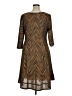 Robbie Bee Chevron-herringbone Brown Casual Dress Size XL - photo 2
