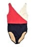 J.Crew Color Block Red One Piece Swimsuit Size L - photo 1