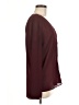 Vixbe 100% Polyester Burgundy Long Sleeve Blouse Size M - photo 4