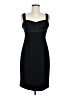 JS Collections Solid Black Cocktail Dress Size 8 - photo 1