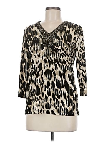 JM Collection 3/4 Sleeve Blouse (view 1)