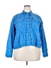 DIXXON Blue 3/4 Sleeve Button-Down Shirt Size 2X - photo 1