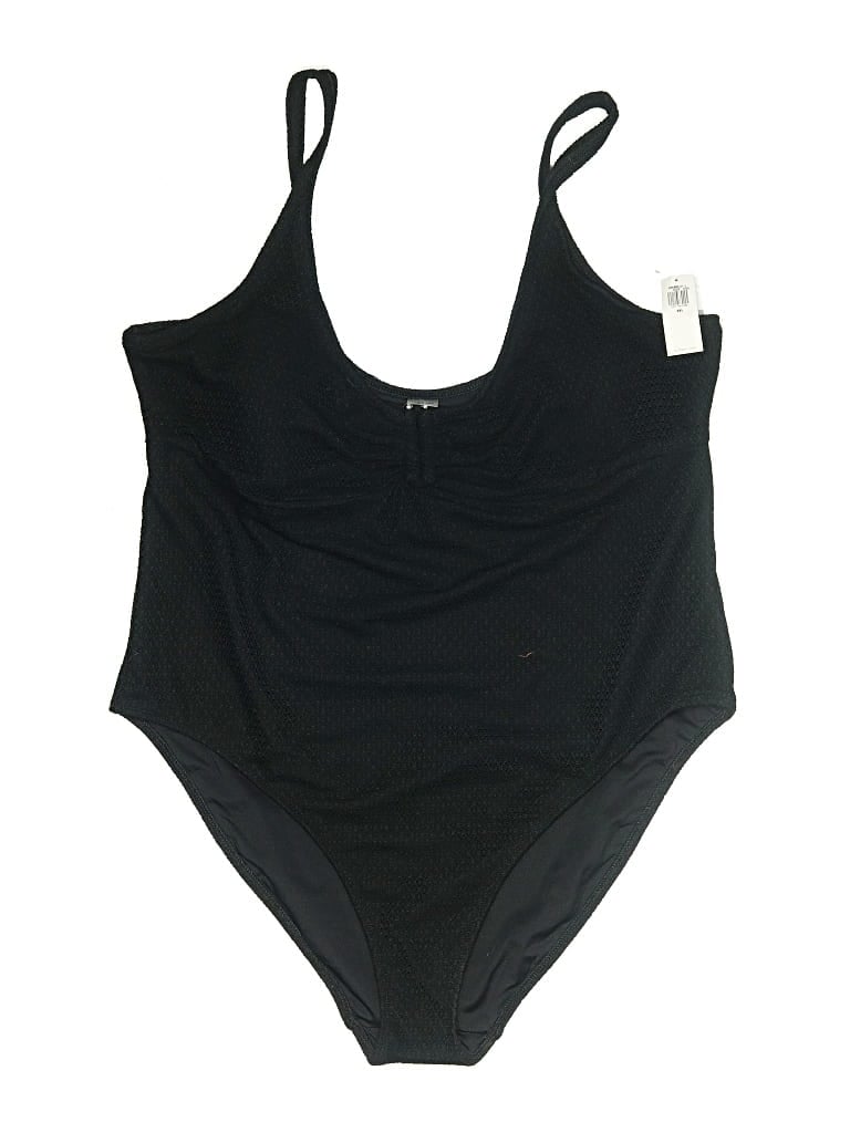 Pre-owned Old Navy One Piece Swimsuit In Black