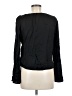 Gap 100% Rayon Black Long Sleeve Blouse Size M - photo 2