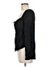 Gap 100% Rayon Black Long Sleeve Blouse Size M - photo 5