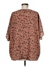 Jodifl 100% Polyester Brown 3/4 Sleeve Blouse Size M - photo 2