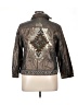 Chico's 100% Cotton Graphic Gold Jacket Size XL (3) - photo 2