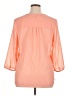 Maurices 100% Polyester Orange 3/4 Sleeve Blouse Size XL - photo 2