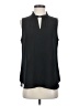 Ann Taylor 100% Polyester Black Sleeveless Blouse Size S - photo 1