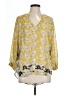 CAbi 100% Polyester Yellow 3/4 Sleeve Blouse Size L - photo 1