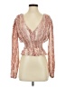 AFRM 100% Rayon Pink Long Sleeve Blouse Size XS - photo 1