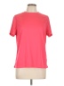 Asics 100% Polyester Pink Short Sleeve T-Shirt Size L - photo 1