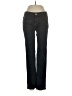 Garnet Hill Chevron-herringbone Black Jeans Size 4 (petite) - photo 1