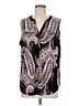 Unbranded Paisley Black Sleeveless Blouse Size M (estimated) - photo 1