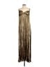 Lulus 100% Polyester Metallic Gold Cocktail Dress Size L - photo 1