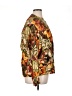 Chico's 100% Silk Floral Gold Windbreaker Size XL (3) - photo 4