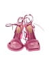 Jacquemus 100% Leather Color Block Pink Sandals Size EU 39 - photo 2