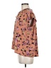 Buffalo by David Bitton Floral Pink Short Sleeve Blouse Size M - photo 5