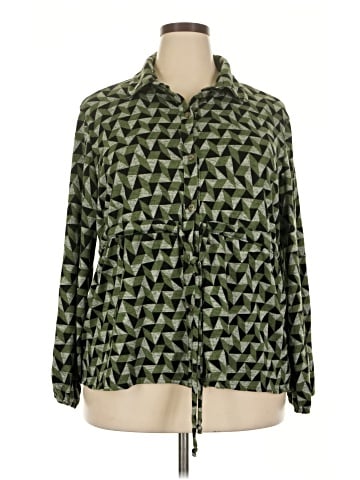 NY Collection Long Sleeve Blouse (view 1)