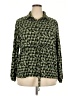 NY Collection Green Long Sleeve Blouse Size 2X - photo 1