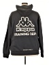 Kappa Graphic Solid Gray Black Pullover Hoodie Size XL - photo 2